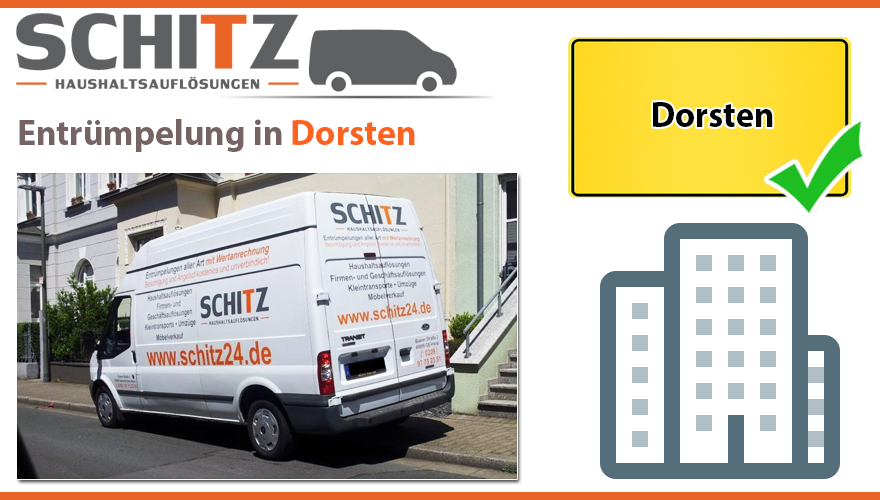 Entrümpelung in Dorsten mit Schitz