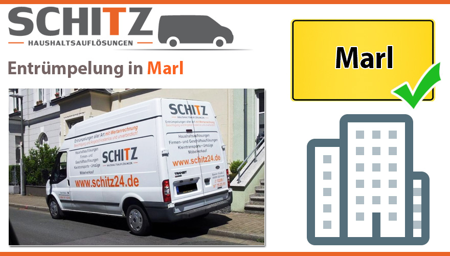 Entrümpelung in Marl mit Schitz